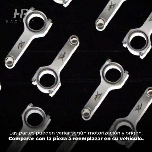 Imagen 6 de 10 de Bielas Forjadas Vw Trend Fox Street 138x17 I-beam X4 Ftx