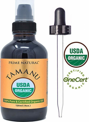 Orgánica Aceite De Tamanu 4 Oz - Prensados ¿¿en Frío, Sin Re