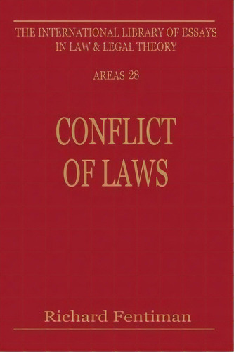 Conflict Of Laws, De Richard Fentiman. Editorial New York University Press, Tapa Dura En Inglés