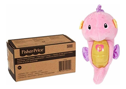 Imagen 5 de 5 de Peluche Lampara Musical De Bebe Caballito Mar Fisher Price
