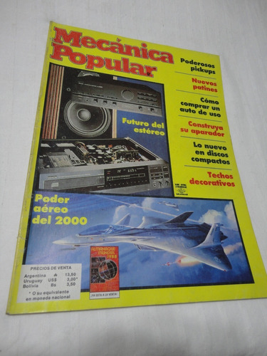Revista Mecánica Popular Marzo 1988 Poder Aéreo Del 2000