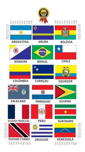 Bandeiras da América do Sul 