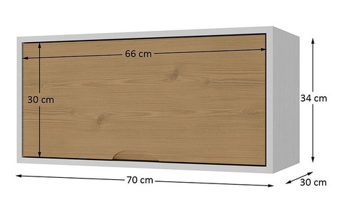 Mueble De Cocina Modulo Aereo Basculante Alacena Lv Lcm