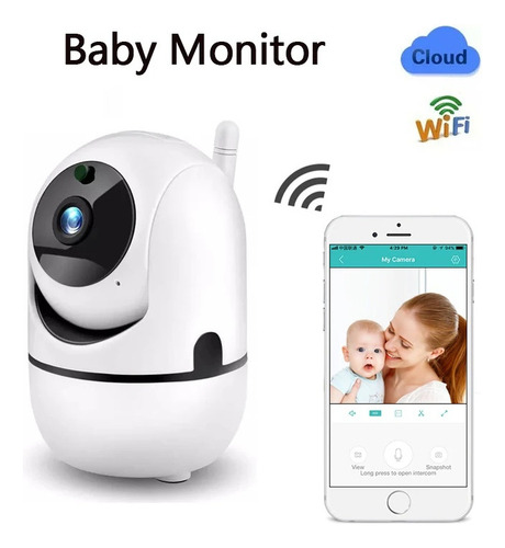 Cámara Ip Wifi Ycc365 Plus, Monitor De Bebé Para Interiores.