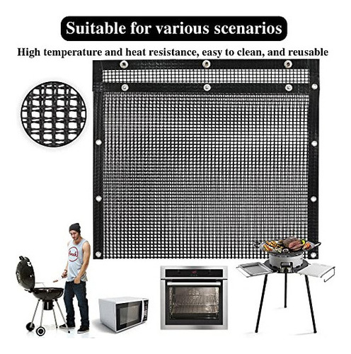 Looch Bolsas De Malla Para Parrilla De 13,2 X 10,6 Pulgadas,