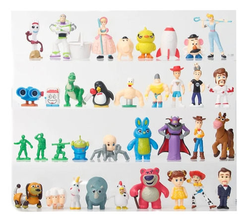 Set 36 Figuras Toy Story De 3 A 5 Cm - Envío Gratis