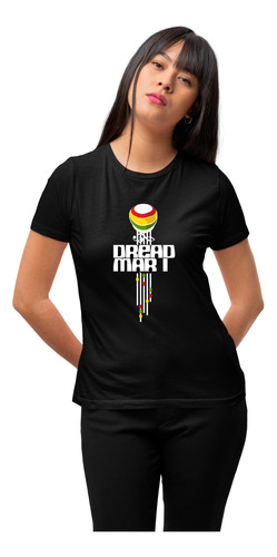 Playera Rasta Dread Mar I Estampado Reggae Dreadlocks