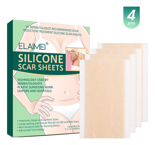 Parche En Forma De T Para Cicatrices De Cesárea (4 Parches)