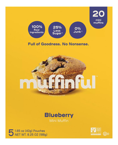 Muffinful Mini Muffins Pouches 20pzs