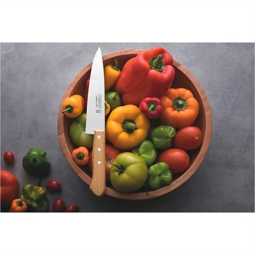 Cuchillo de cocina Tramontina Cabo Madeira de 7 pulgadas