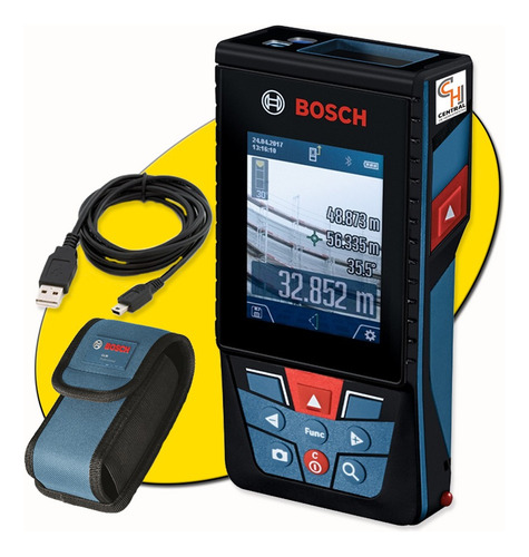 Medidor Distancia Laser Metro Digital Bosch Glm 120 C Mano 