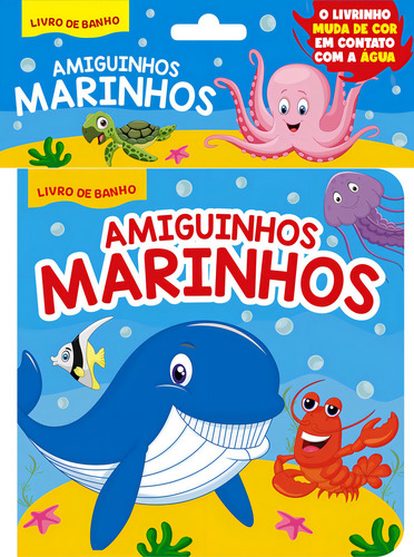 Livro De Banho Amiguinhos Marinhos On Line Editora