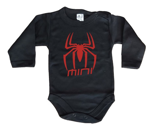 Ropa Body Para Bebé Guagua Avenger Mini Spiderman Araña