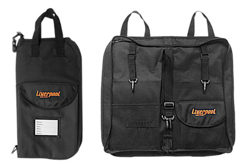 Kit Bag Premium Bag 002 + Set De Baquetas 5 Pares Liverpool