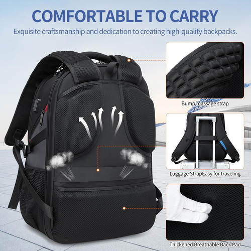 Duslang Mochila De Viaje Para Computadora Portátil De 50 Lit