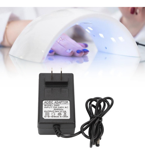 Adaptador De Alimentación Para Lámpara De Uñas 24v2a 48w