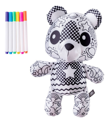 Peluche Niño Oso Para Iluminar | Colorbök Make It Color 7pc