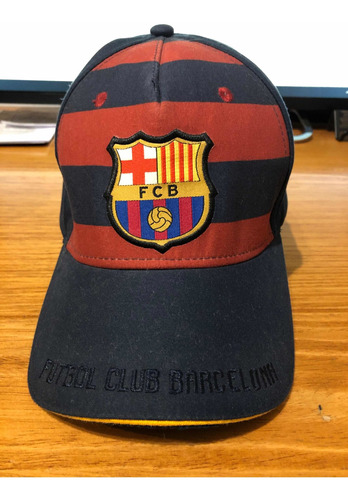 Gorra Beisball Barcelona Oficial Visera Arqueada Ajustable