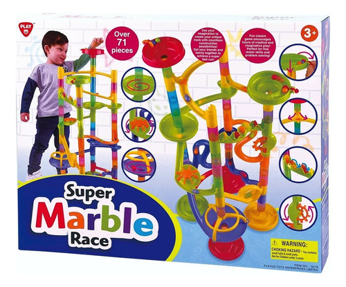 Super Marble Race Laberinto De Bolitas 71 Piezas 9316 