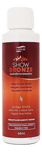 Autobronzeador A Jato Bronze Sem Sol Show Bronze 60ml