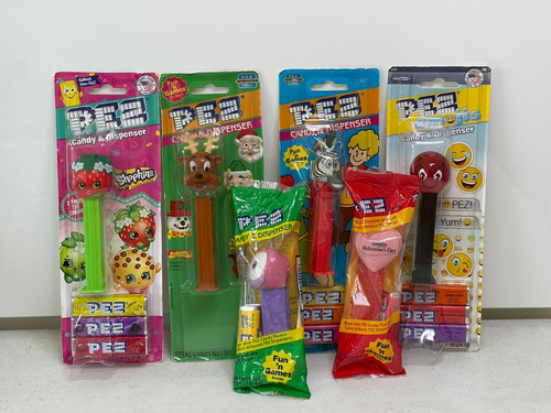 Pez Lote De 6 Dispensadores Candy Madagascar Emojis