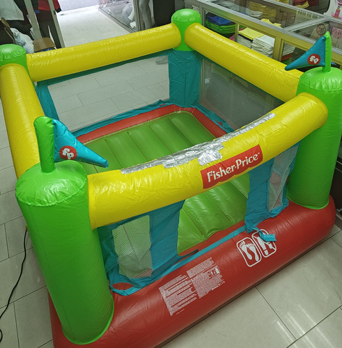 Colchón Inflable Infantil Castillo Fisher Price Con Bomba (Usado)