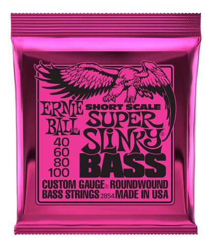 Ernie Ball Cuerdas Regulares Para Bajo De Níquel Slinky A Es