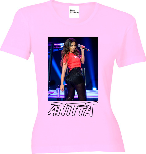 Camiseta, Baby Look, Regata, Cropped Anitta 02