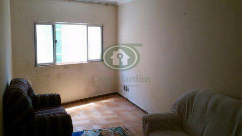 Imagem 1 de 18 de Apartamento Residencial À Venda, Paquetá, Santos. - Ap4051