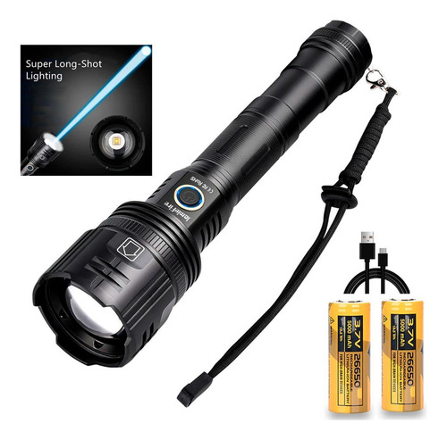 Super Lanterna T9 P50 Zoom Led Muito Forte Recarregável Usb