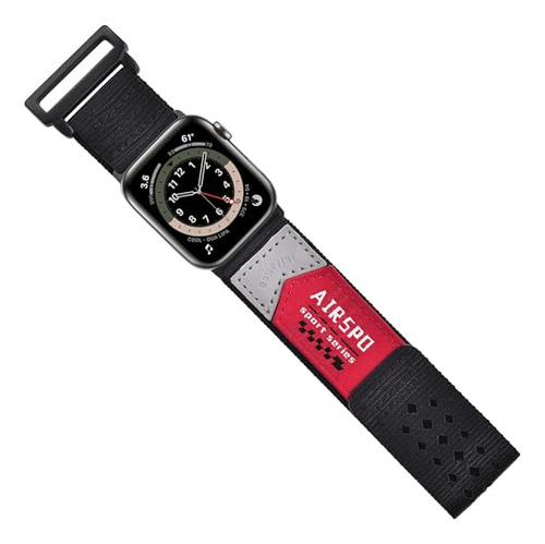 Airspo Banda De Reloj De Apple De Nylon Resistente Compatibl