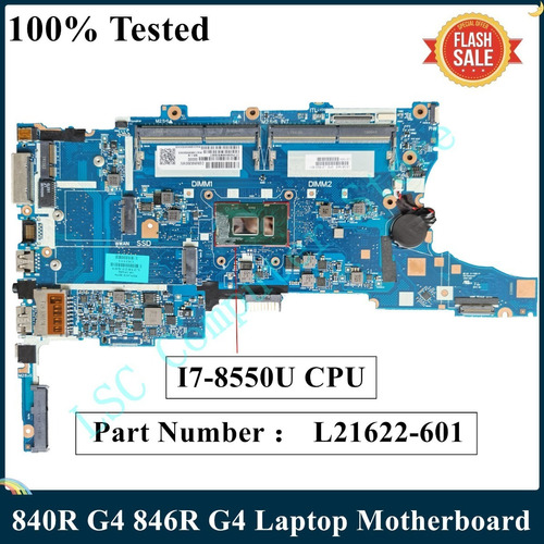 Placa Madre Hp Elitebook 840r G4 846r G4 I7-8550u L21622-601