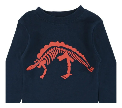 Pijama 2 Piezas Algodón Hipoalergénico Dinosaurio