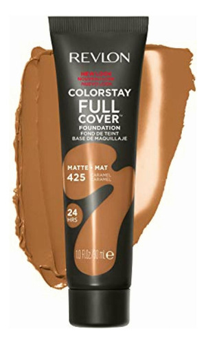 Revlon Colorstay Full Cover Foundation, Caramel, 1.0 Fluid