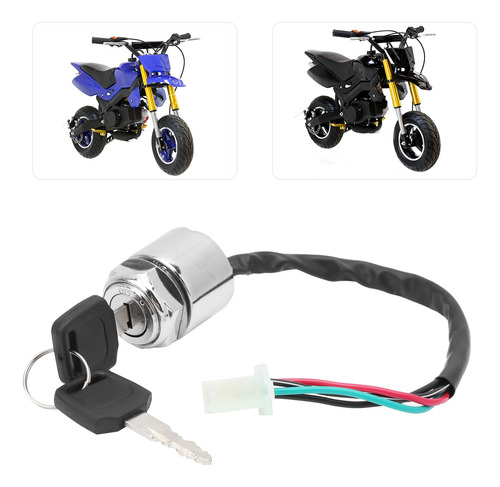 Juego De 2 Llaves De Encendido Para Motocicleta Y Bicicleta