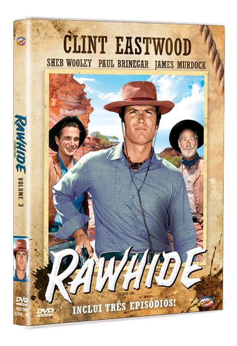 Rawhide Vol.3 - Dvd - Eric Fleming - Clint Eastwood