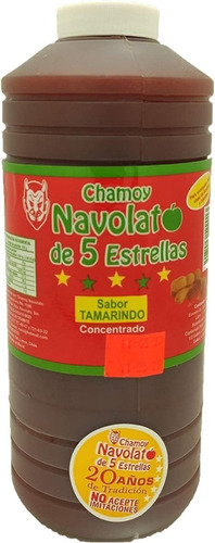 Chamoy Navolato 5 Estrellas Sabor Tamarindo Concentrado 1 Lt