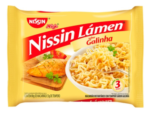 Nissin Ramén Pollo X Caja 45 Unidads 