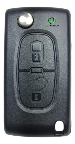 Carcasa Llave Control Peugeot 207 307 308 407 408 2 Botones
