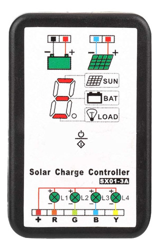 Qii Lu Controlador Carga Solar 6 V 12 Pwm Soporte Para Litio