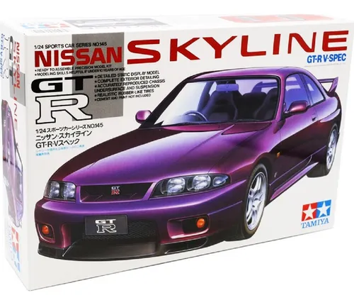 Kit Tamiya Plastimodelismo Nissan Skyline R33 Gt-r Jdm 1/24