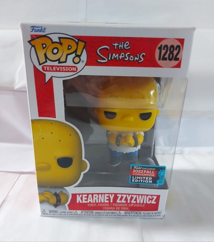 Funko Pop Kearney Zzyzwicz 1282 Los Simpsons (caja Dañada)
