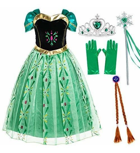 Trajes De Princesa Anna Fiesta De Cumpleaños De Vestir Para 