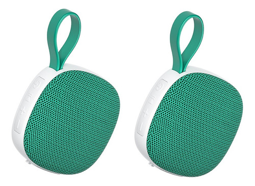 2 Pack Bocina Portatil Bluetooth 5.3 Ipx5 5-7 Horas Mo2 Color Verde Musgo