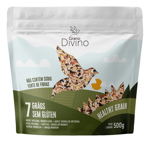 Arroz Grano Divino 7 Graos Healthy Grain 500g Unidade