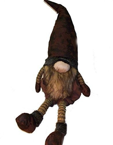 Woodland Felpa Largas Piernas Gnome Santa Shelf Sitter (LG, 