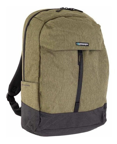 Mochila Casual Espaço Para Notebook Galapagos Penguin 20 L Verde Militar