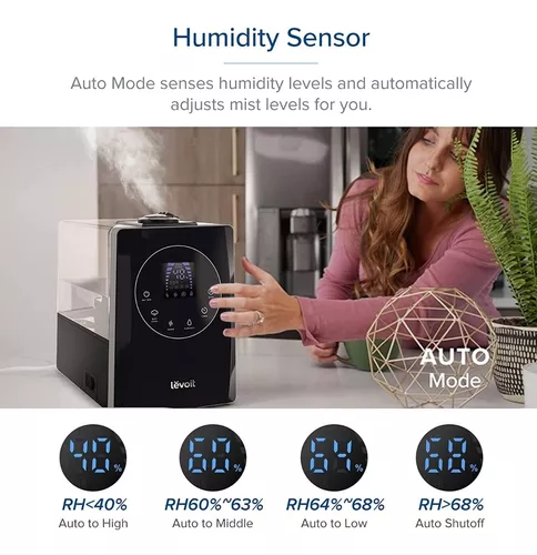 Humidificador Smart Levoit Gran Capacidad Grande Con Sensor HUMIDEX