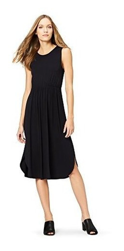 Vestido Midi Sin Mangas Mujer Amazon Essentials