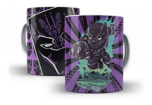 Mug Pocillo Pantera Negra Vengadores Taza